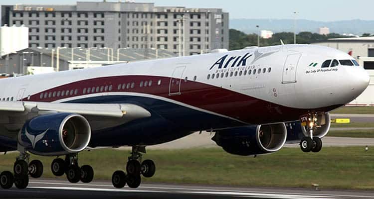 Panic As Arik Air Plane Suffers Mid-air Engine Fault